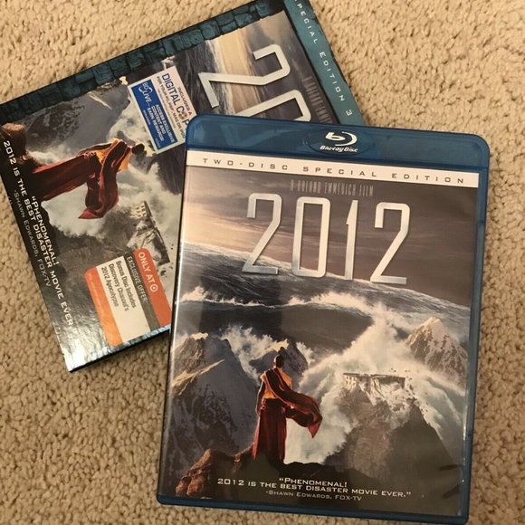2012 w/ Slipcover (Blu-ray Disc, 2010, 3 Disc + Target Exclusive Bonus Disc CIB - Picture 3 of 5